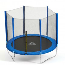 Батут DFC Trampoline Fitness с сеткой 10ft, синий